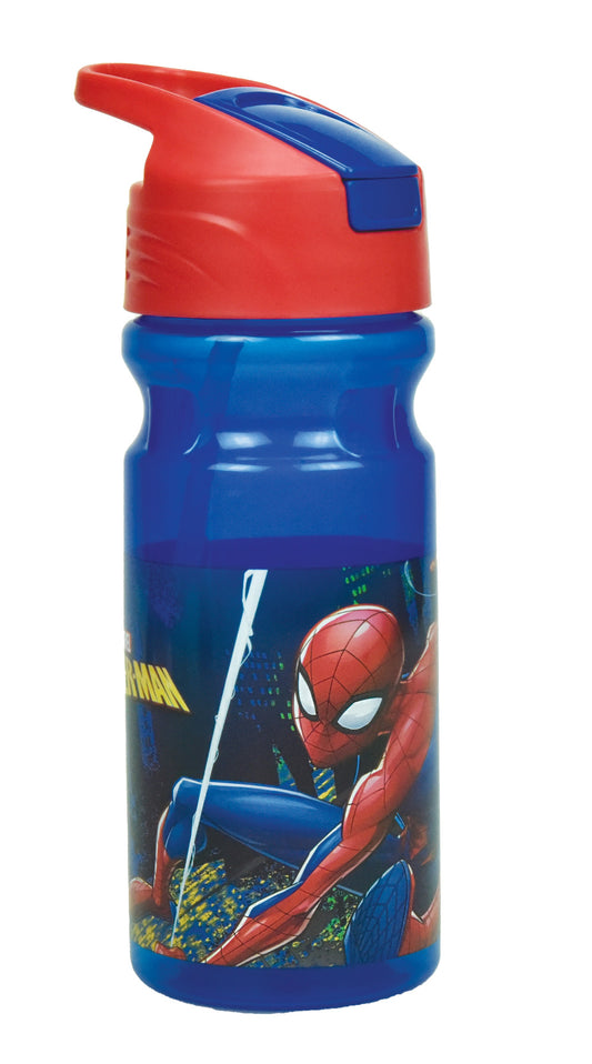 Zirnekļcilvēka karājošā plastmasas ūdens pudele 500 ml