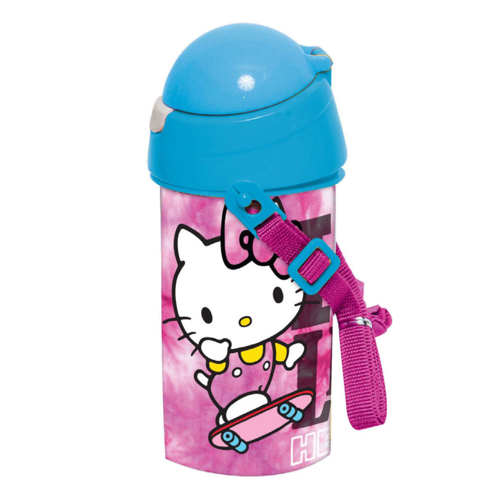 Hello Kitty Skateboard ūdens pudele, sporta pudele 500 ml