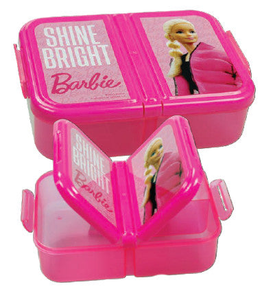 Barbie Shine Bright daudznodalījumu pusdienu kaste, sviestmaižu kaste