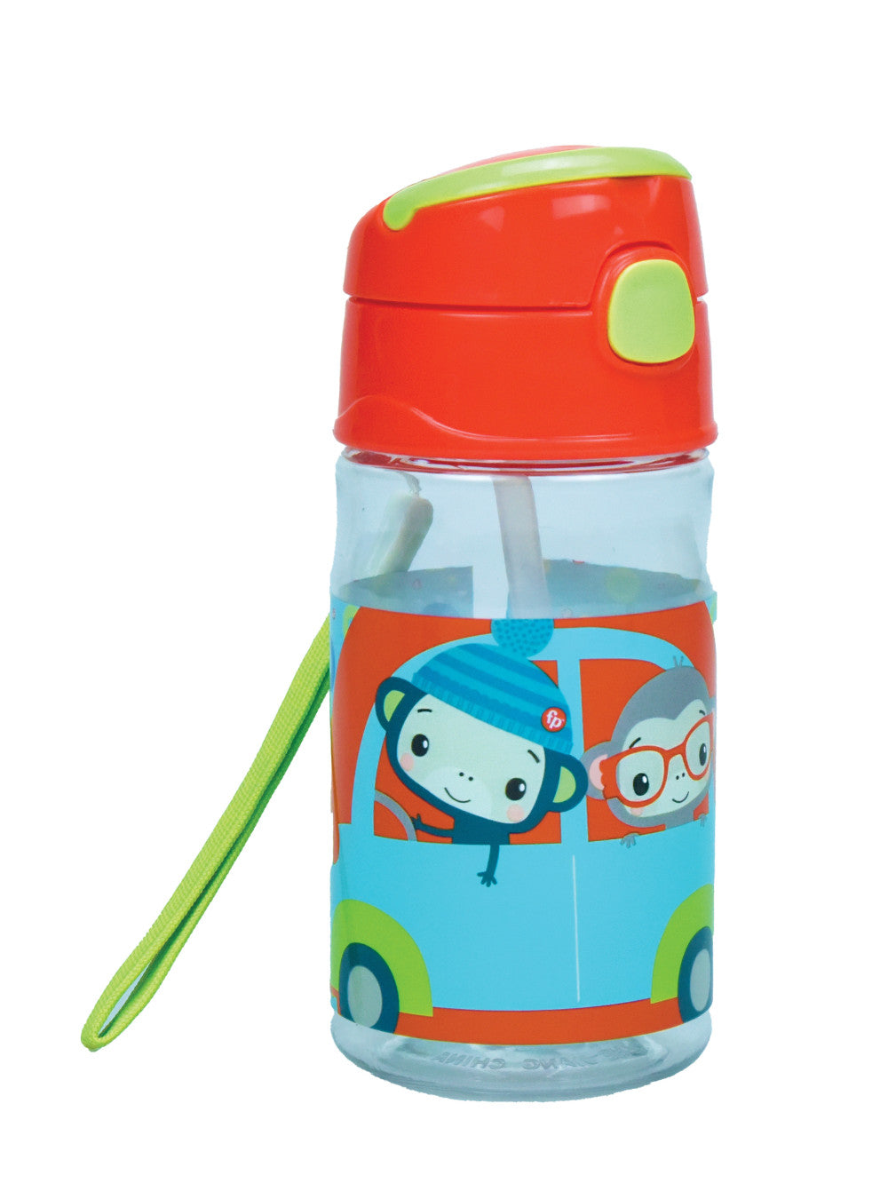 Fisher-Price Animals plastmasas pudele ar āķi 350 ml