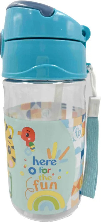 Fisher-Price Animals Tyger plastmasas ūdens pudele ar āķi 350 ml