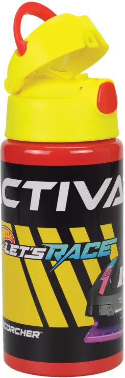 Hot Wheels Race alumīnija pudele ar āķi 500 ml