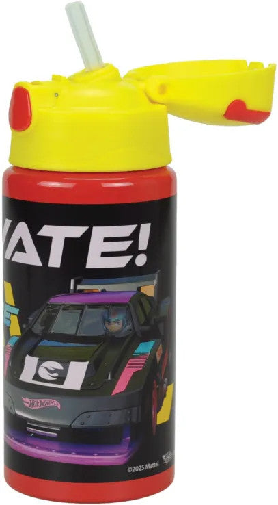 Hot Wheels Race alumīnija pudele ar āķi 500 ml