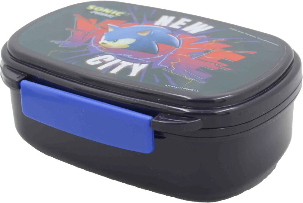 Sonic the Hedgehog Dabū mani Sonic the Hedgehog sviestmaižu kaste + galda piederumu komplekts