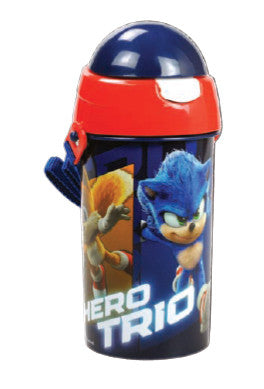Sonic the Hedgehog Hero Trio ūdens pudele, sporta pudele 500 ml