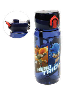 Sonic the Hedgehog Hero Trio plastmasas pudele ar āķi 600 ml