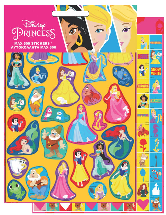 Disney Princess Joint 600 detaļu uzlīmju komplekts