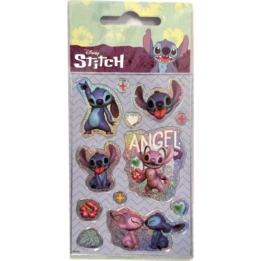 Disney Lilo un Stitch Kiss hologrammos matrica szett
