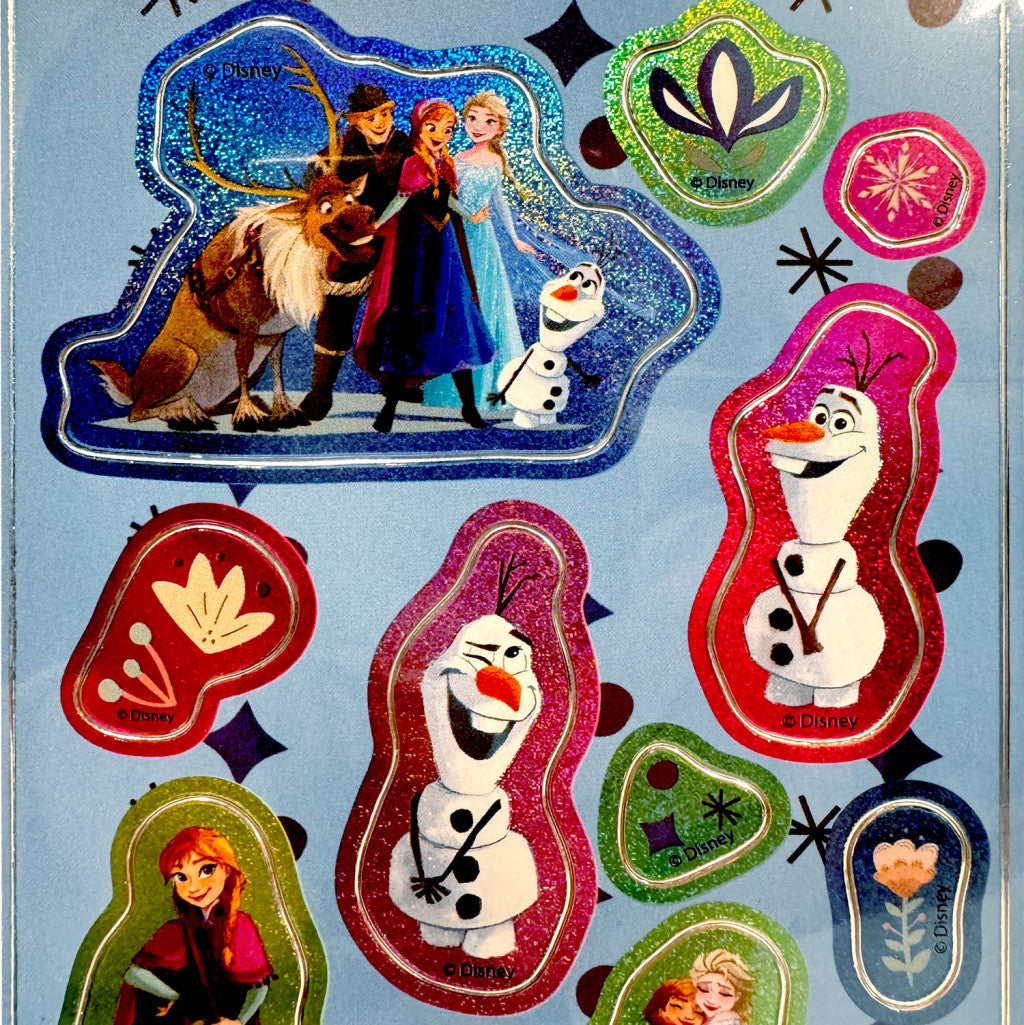 Disney Frozen Together hologrammas uzlīmju komplekts