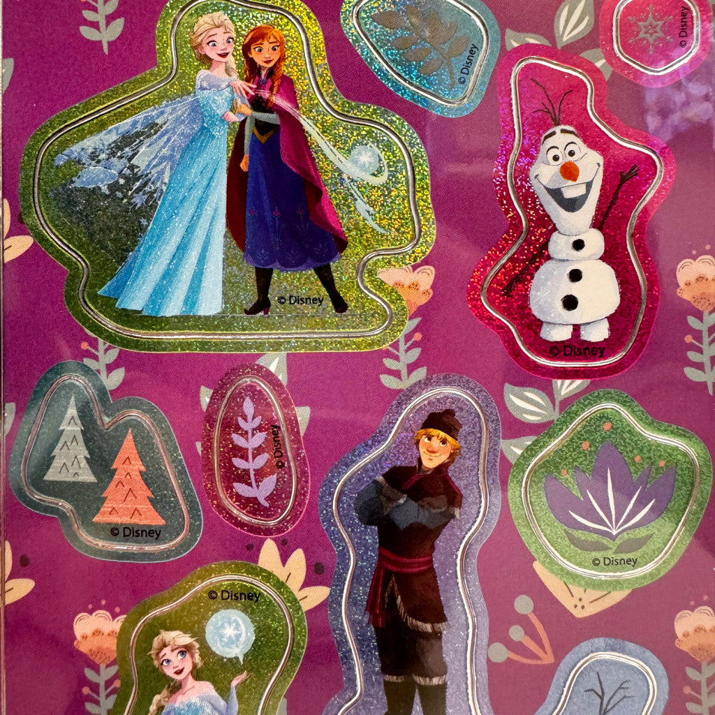 Disney Ledus sirds hologrāfisko uzlīmju komplekts