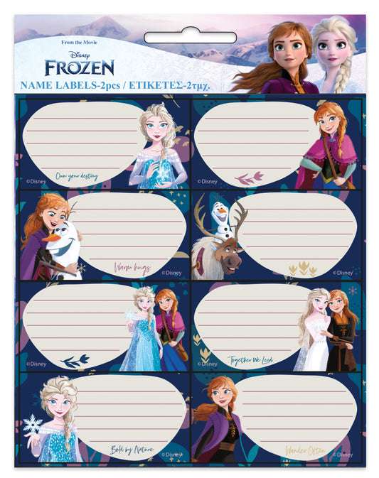 Disney Frozen Explore piezīmju grāmatiņu uzlīmju komplekts, 16 gab.