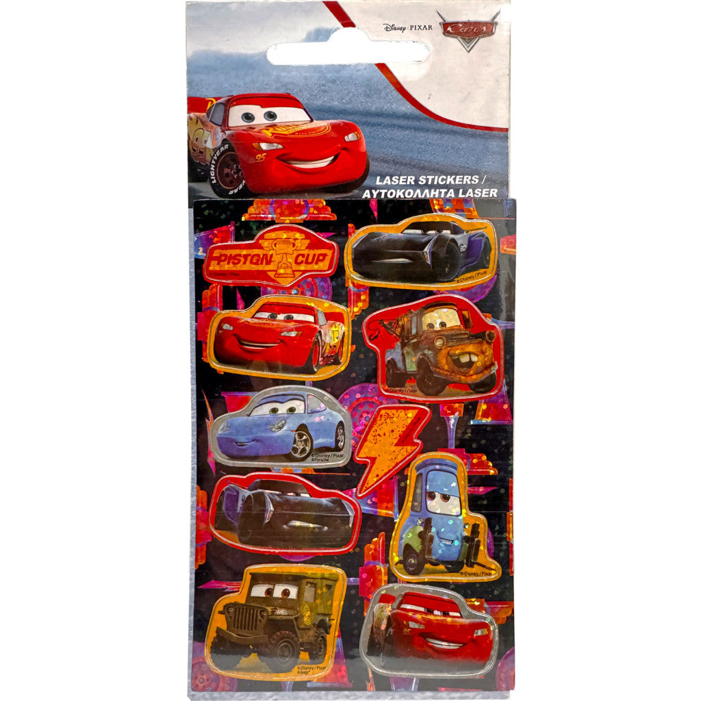Disney Cars Adventure hologrammas uzlīmju komplekts