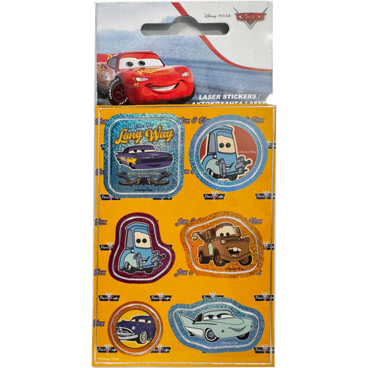 Disney Cars Long Way hologrāfisko uzlīmju komplekts