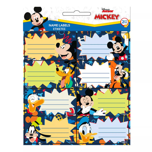 Disney Mikija draugu 16 daļu piezīmju grāmatiņu uzlīmju komplekts