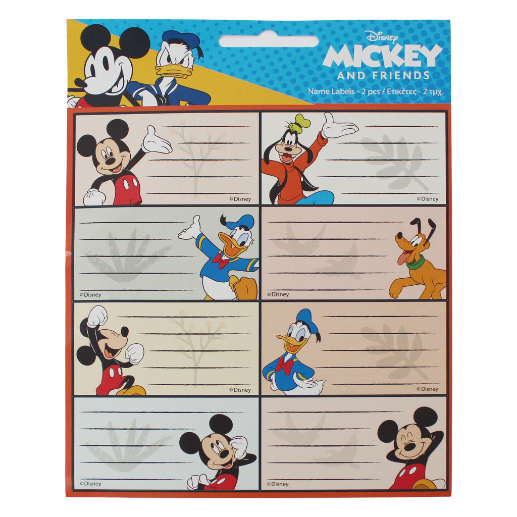 Disney Mikija jautrības piezīmju grāmatiņas uzlīmes 16 gab.