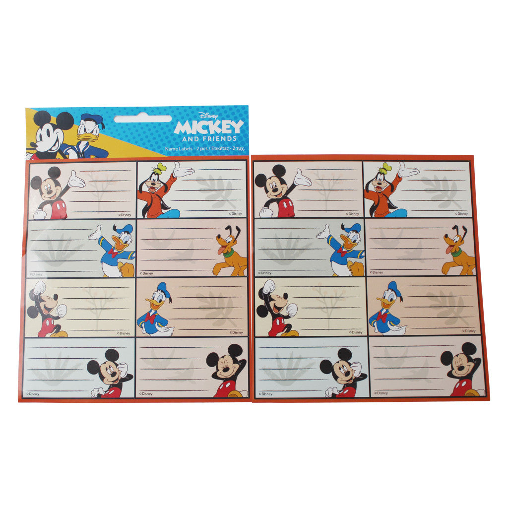 Disney Mikija jautrības piezīmju grāmatiņas uzlīmes 16 gab.