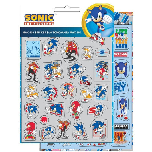 Sonic the Hedgehog 600 detaļu uzlīmju komplekts