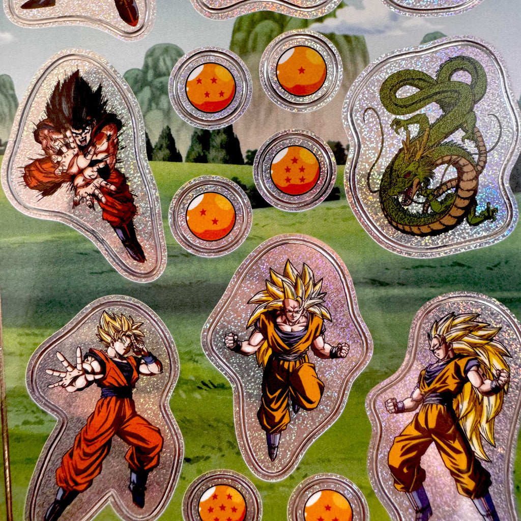 Hologrāfisks uzlīmju komplekts Dragon Ball Progress