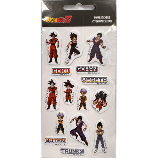 Dragon Ball pūkaino putu uzlīmju komplekts