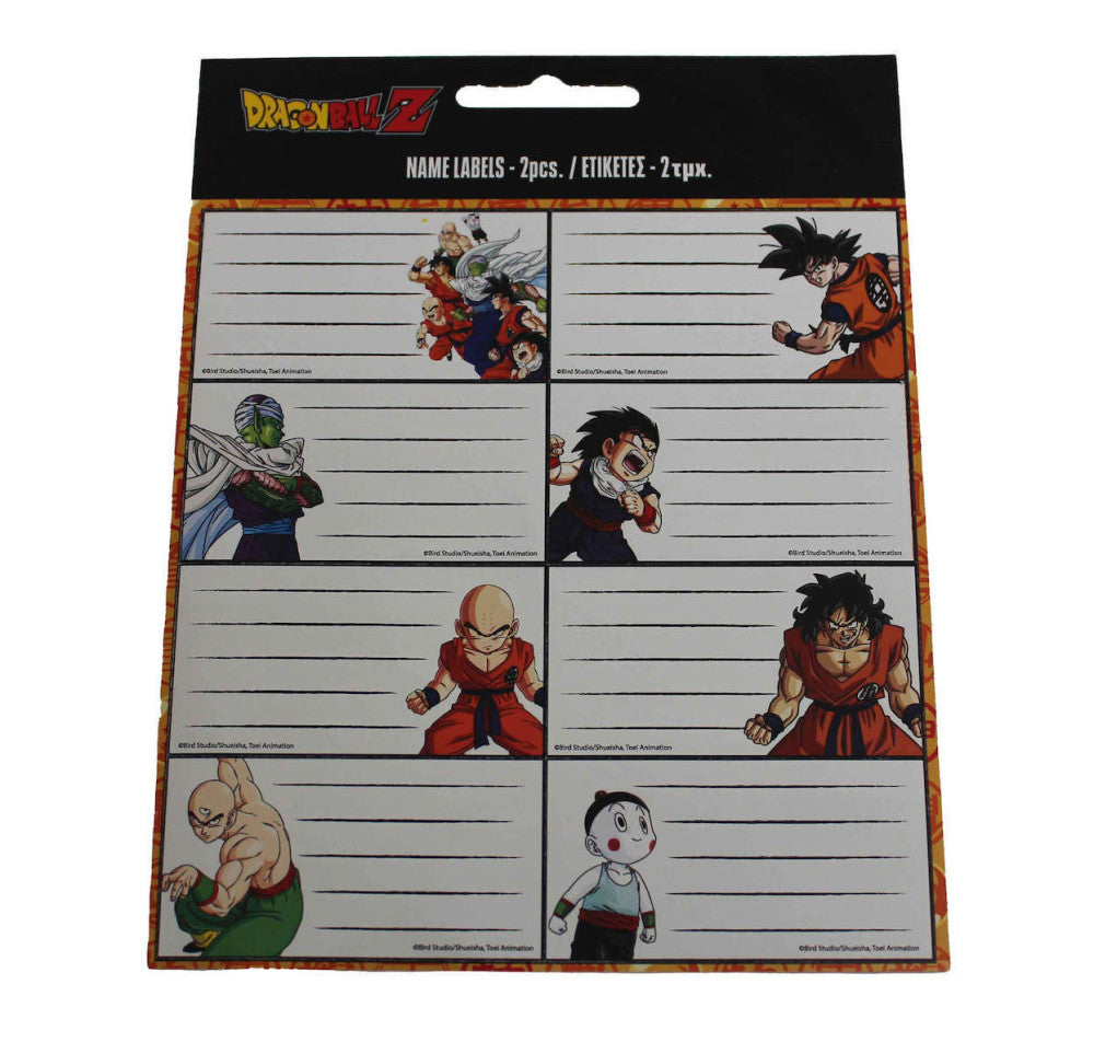 Dragon Ball 16 daļu piezīmju grāmatiņu uzlīmju komplekts