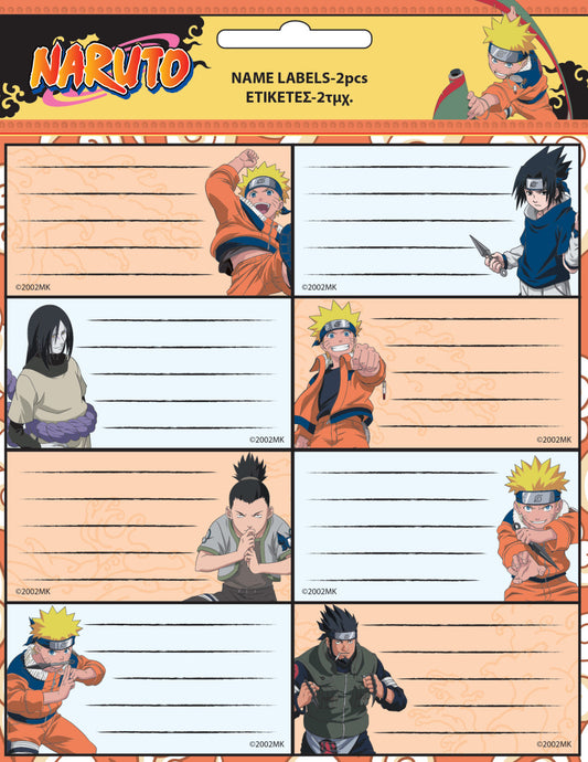 Naruto Fire piezīmju grāmatiņas uzlīmju komplekts, 16 gab.