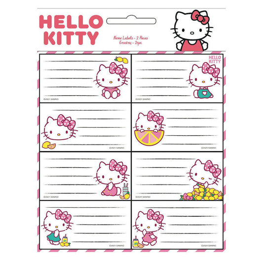 Hello Kitty citronu piezīmju grāmatiņu uzlīmju komplekts, 16 gab.