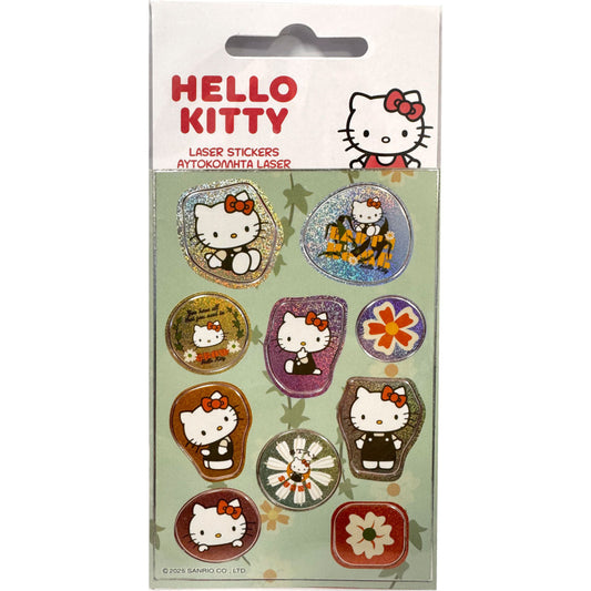 Hello Kitty Grow hologrammas uzlīmju komplekts