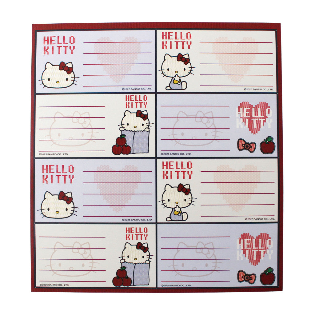 Hello Kitty Apple piezīmju grāmatiņas uzlīmes 16 gab.