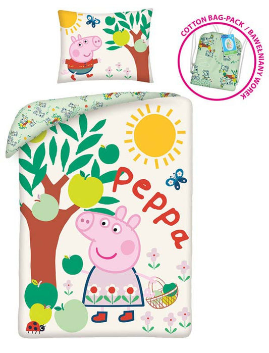 Peppa Pig koka gultas pārklājs 140–200 cm, 70–90 cm