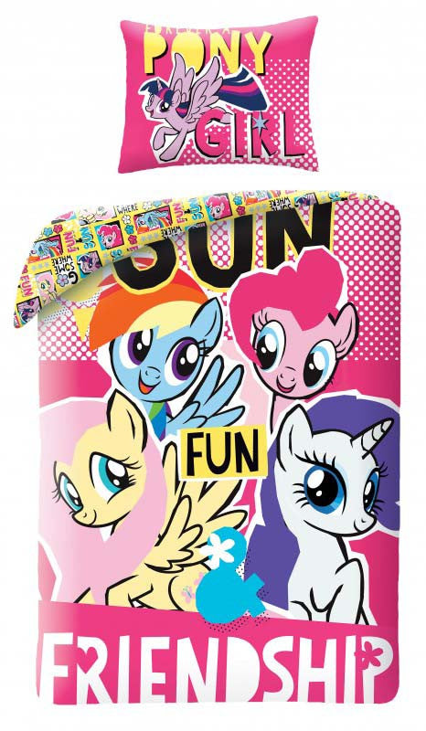 My Little Pony Fun gultasveļas komplekts 140√ó200cm, 70√ó90cm