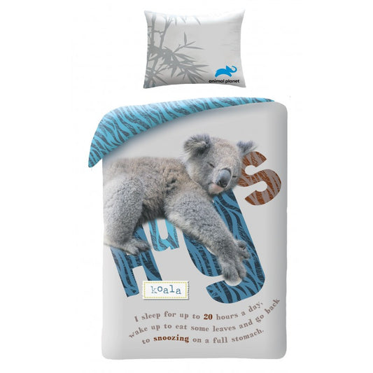 Animal Planet Koala Hugs gultasveļas komplekts 140√ó200cm, 70√ó90cm