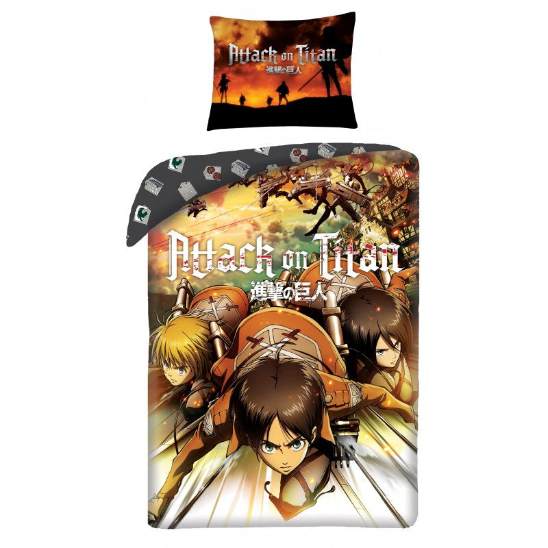 Attack on Titan ODM Gear gultas veļa 140√ó200cm, 70√ó90cm