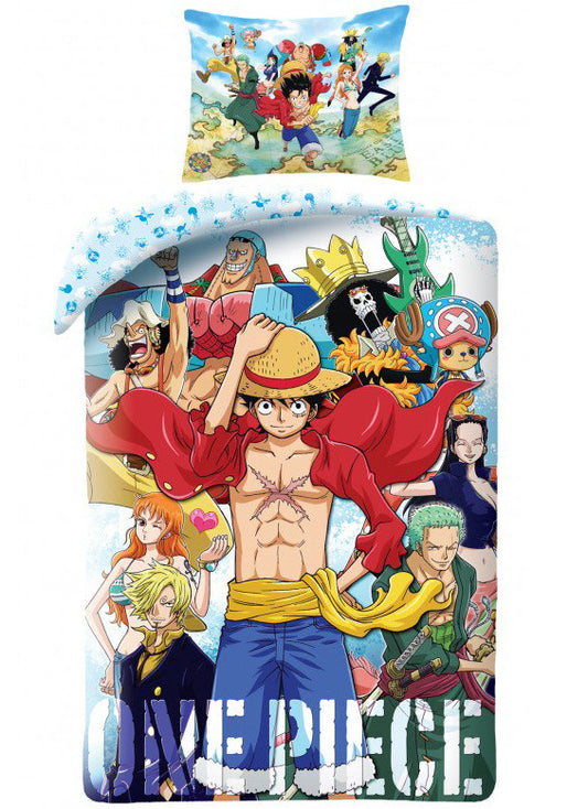 One Piece Journey gultasveļas komplekts 140–200 cm, 70–90 cm