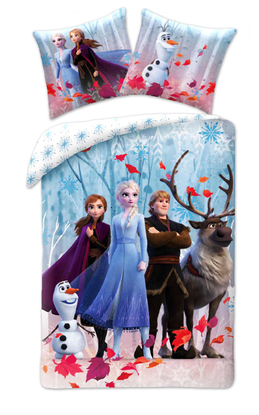 Disney Frozen Leaf gultasveļas komplekts 140–200 cm, 70–90 cm