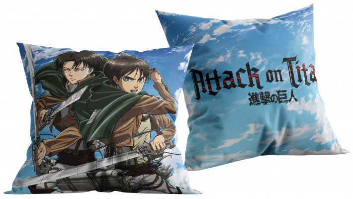 Dekoratīvais spilvens "Attack on Titan Scout Team" 40x40 cm