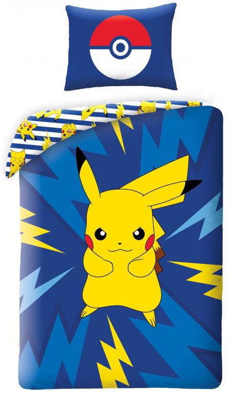 Pok√©mon Pika-Power gultasveļas pārvalks 140–200 cm, 70–90 cm