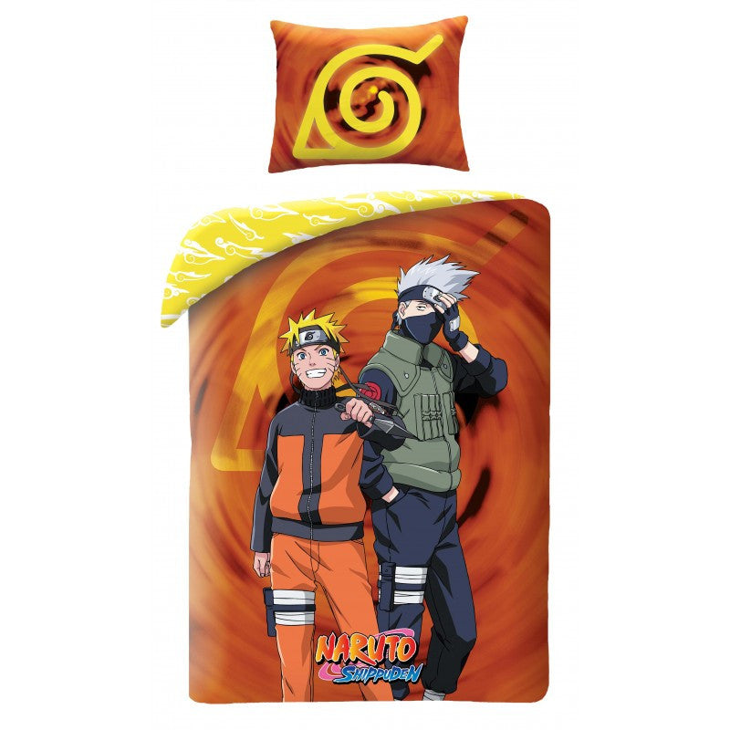 Naruto Kakasi gultas veļas komplekts 140√ó200cm, 70√ó90cm
