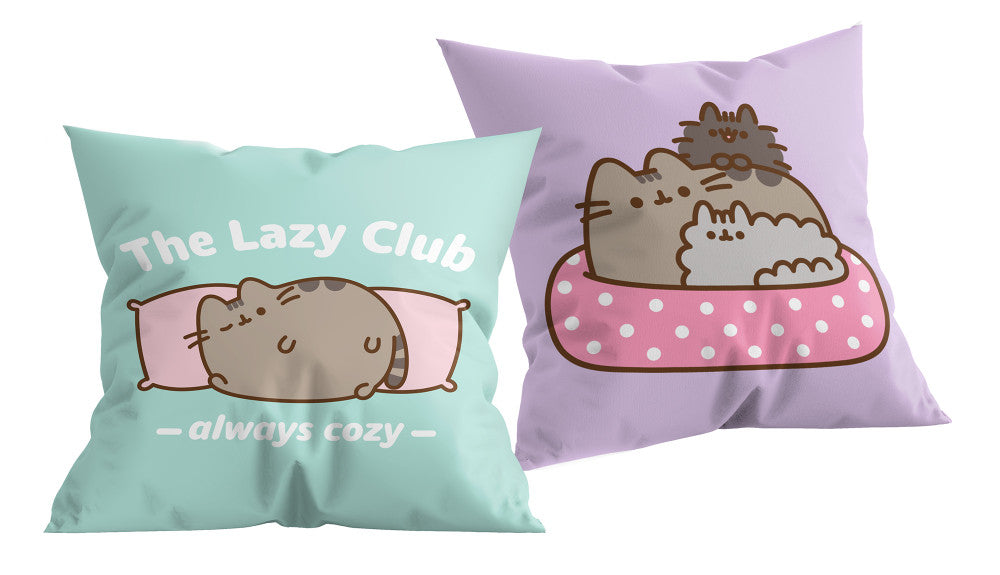 Pusheen mājīgs dekoratīvs spilvens 40x40 cm