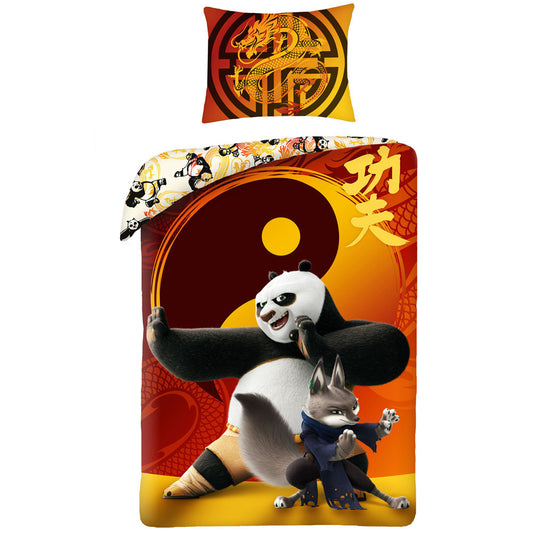 Kung Fu Panda Warrior √°gynem≈±huzat 140√ó200cm, 70√ó90cm