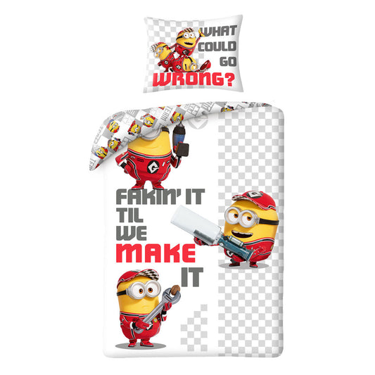 Minions Make It gultasveļas komplekts 140–200 cm, 70–90 cm mikrošķiedra