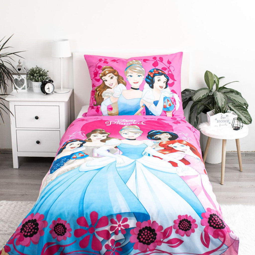 Disney Princess sirds formas gultasveļas komplekts 140–200 cm, 70–90 cm
