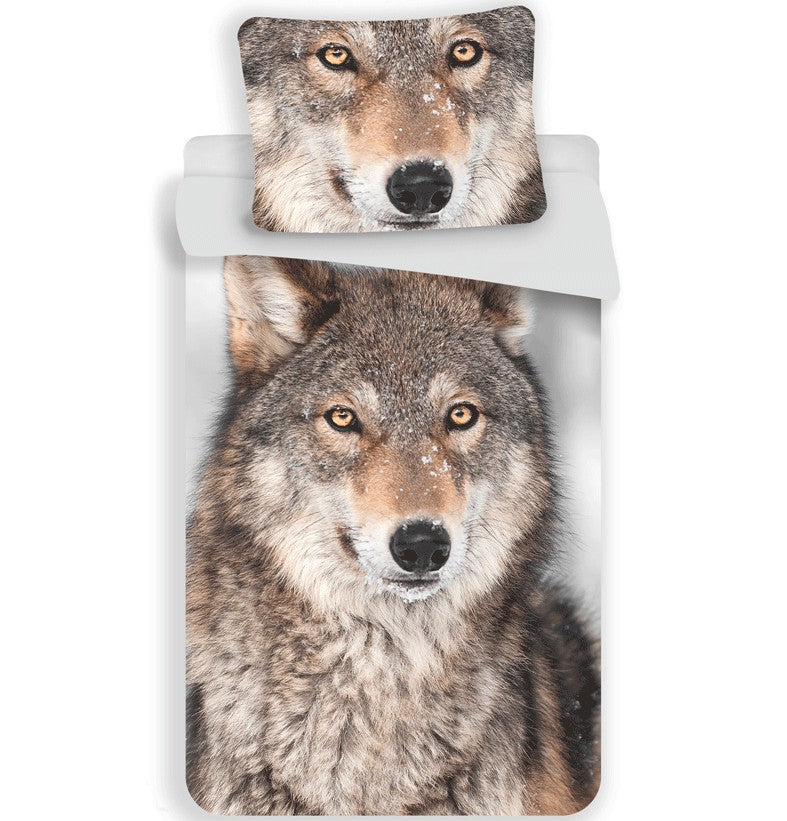 Wolf Wolf gultasveļas komplekts 140√ó200cm, 70√ó90 cm