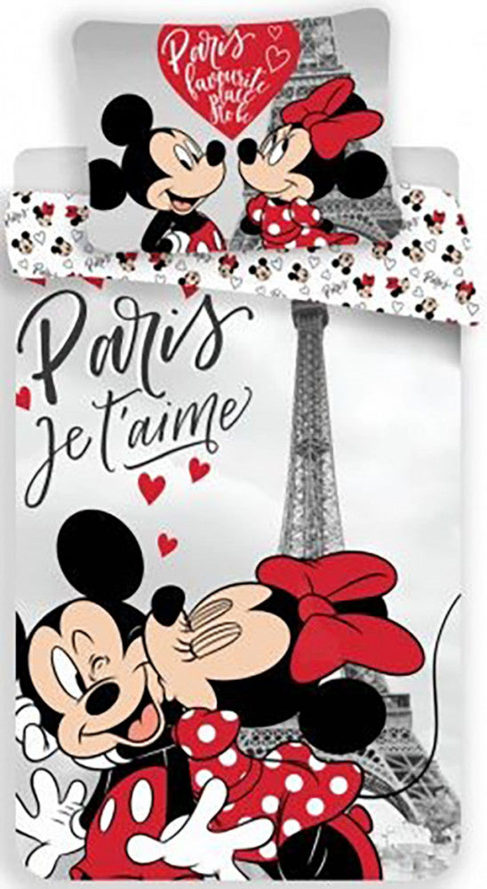 Disney Minnie Paris gultasveļas komplekts 140–200 cm, 70–90 cm