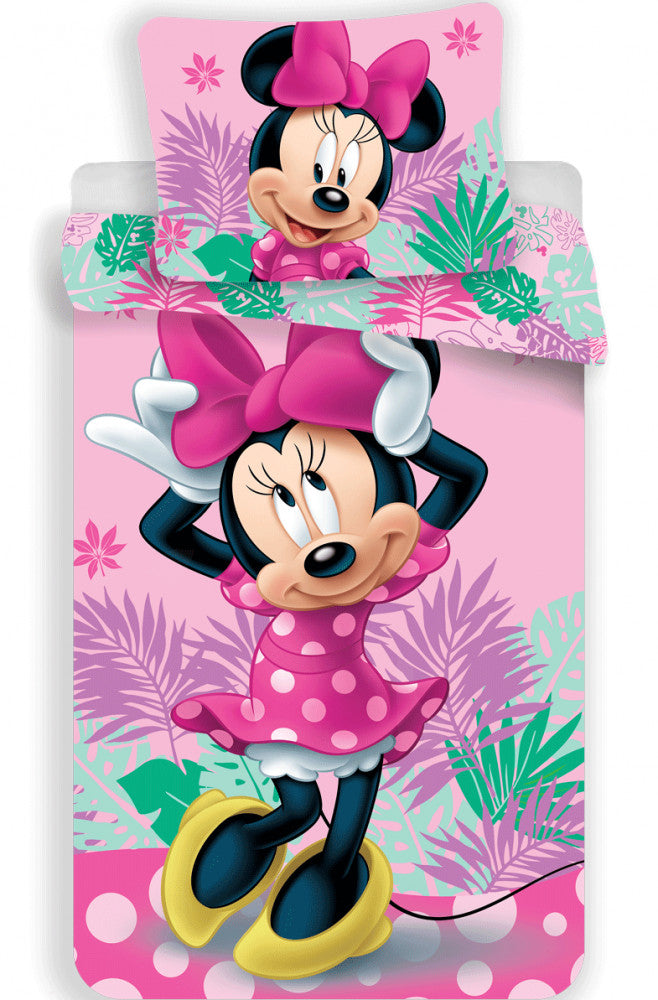 Disney Minnie gultasveļas komplekts 140–200 cm, 70–90 cm mikrošķiedra