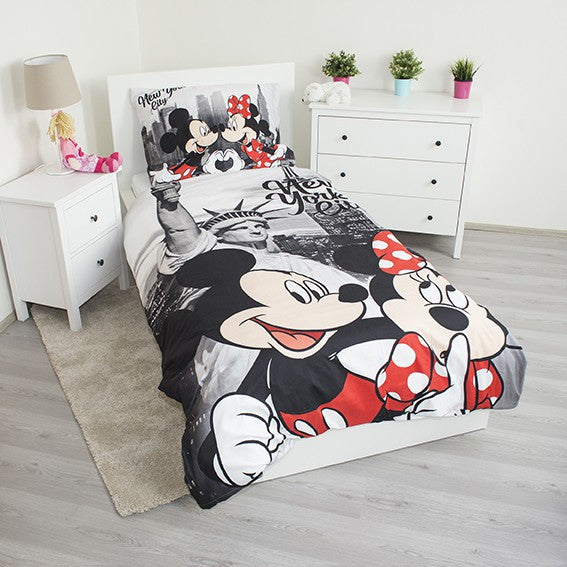 Disney Minnie gultasveļas komplekts 140–200 cm, 70–90 cm mikrošķiedra