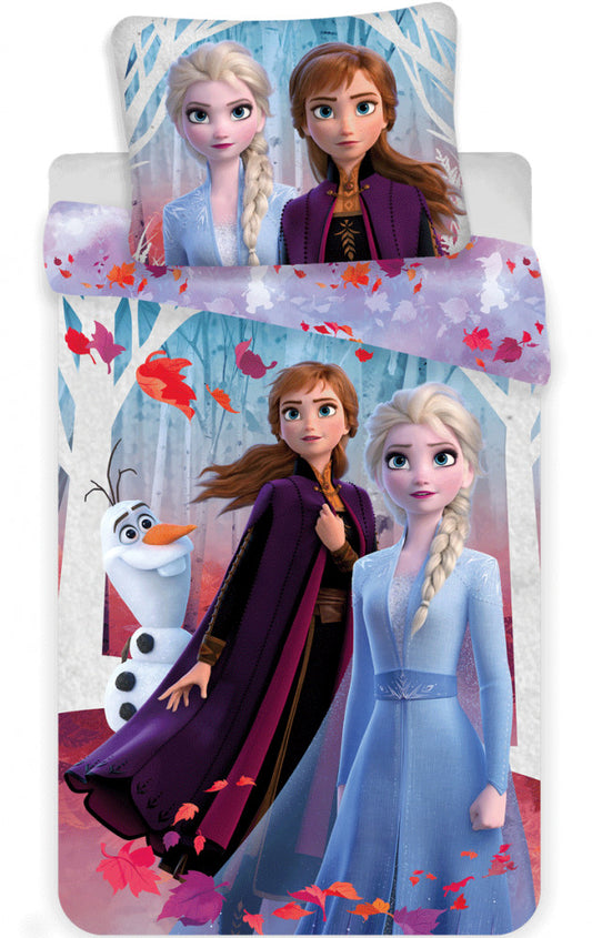 Disney Frozen gultasveļas pārvalks 140–200 cm, 70–90 cm