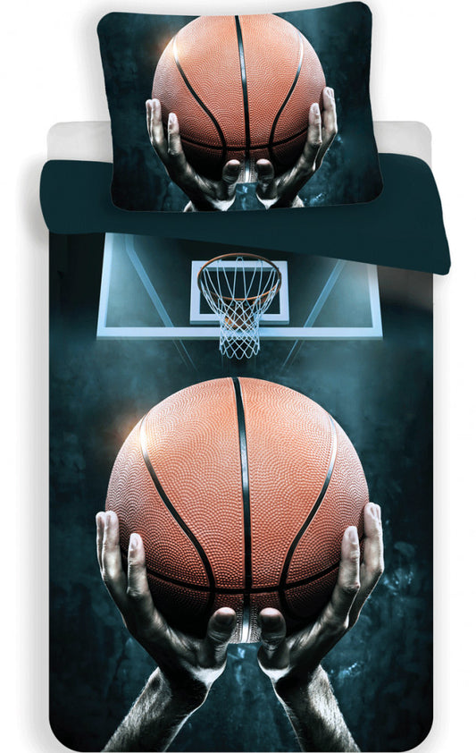 Basketbols Basketbols, gultasveļas komplekts 140√ó200cm, 70√ó90 cm
