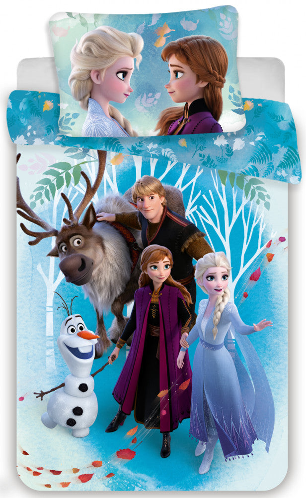 Disney Frozen Whispering Wind gultasveļas komplekts 140√ó200cm, 70√ó90cm