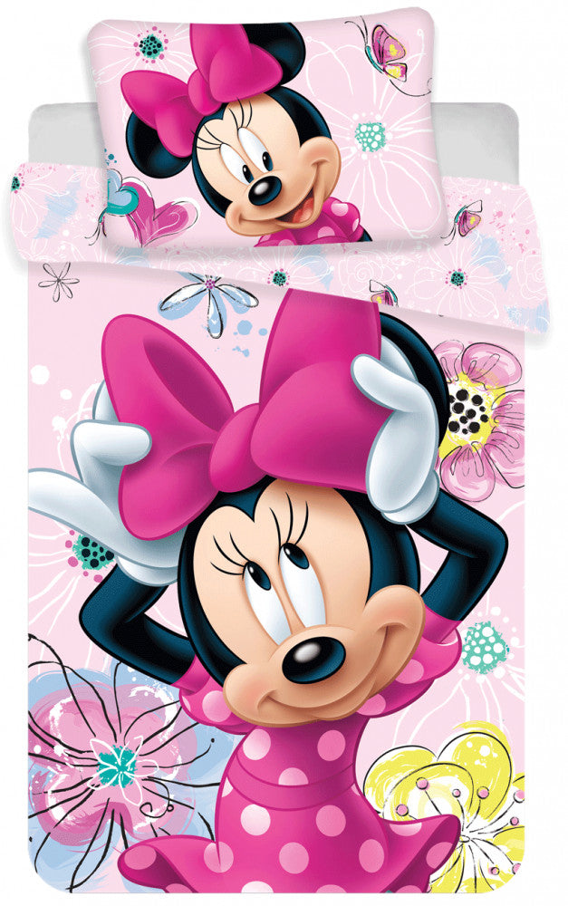 Disney Minnie bērnu gultasveļas komplekts 100–135 cm, 40–60 cm