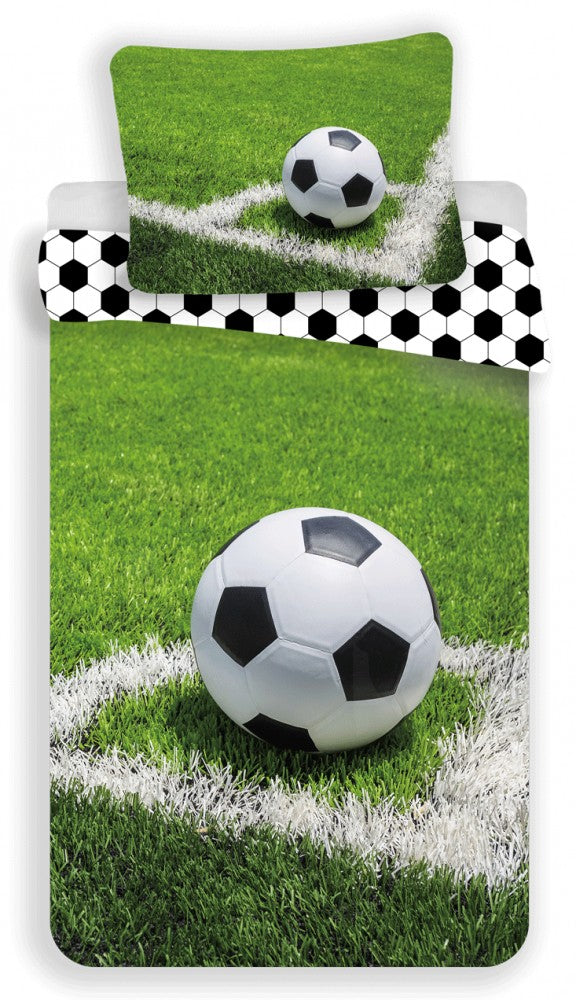 Futbola stūra gultasveļas komplekts 140√ó200cm, 70√ó90cm